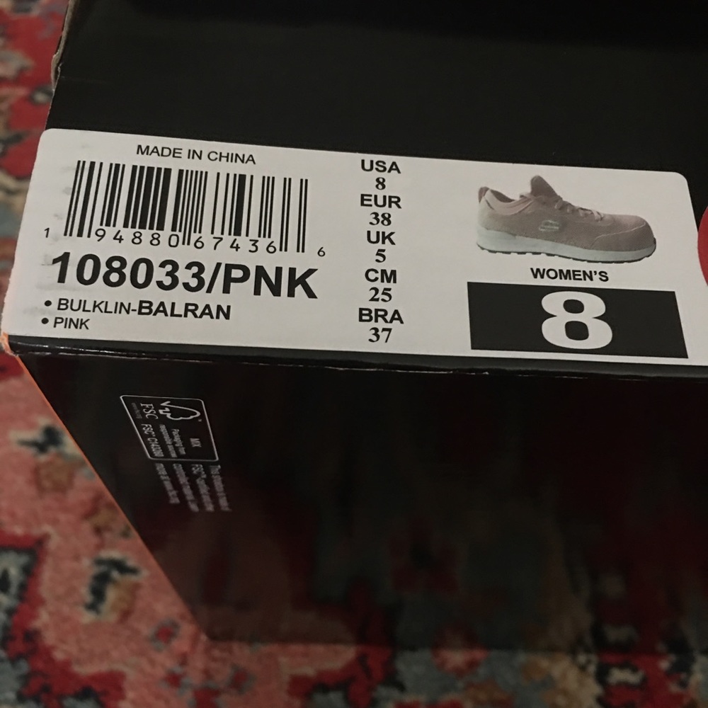 New Skechers Work Comp Toe Bulkin Balran Womens Sneakers 108033 Sz 8 - Picture 6 of 14